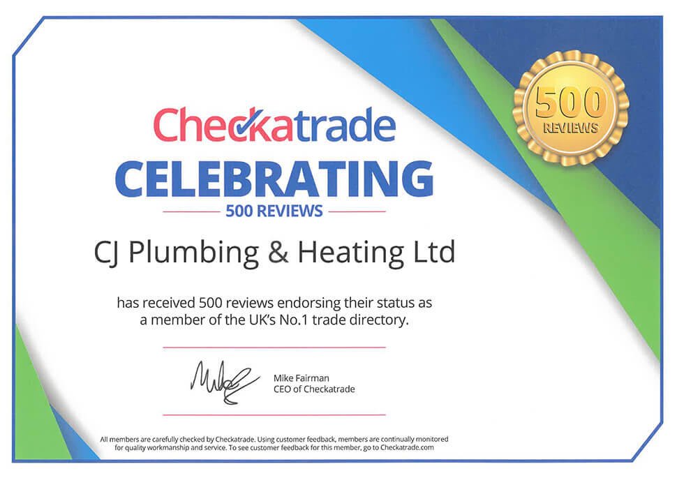 500 Checkatrade reviews!